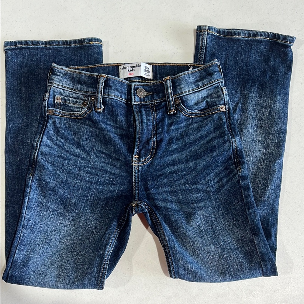 9/10 Slim Boot Cut Boy’s Abercrombie Blue Jeans